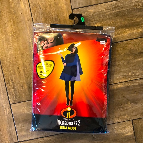 ✨LAST ONE!!✨ 🆕 disney incredibles 2 edna mode costume size medium - Picture 2 of 8